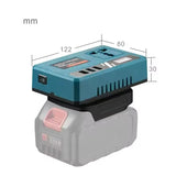 120W Lithium Battery Inverter DC 18-21V to AC 220V for Makita Tools