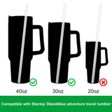 Replacement Straws for Stanley 40 oz and 30 oz Tumblers, 6 Pack