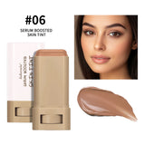 Skin Tint Balm Foundation Stick, Medium Coverage, Portable Makeup