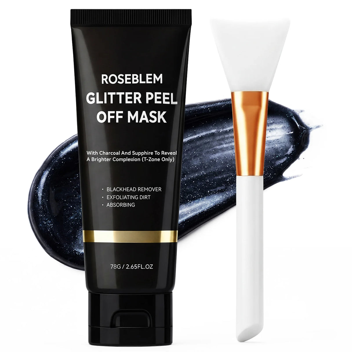 Charcoal Peel-Off Mask for Deep Cleansing and Oil Control, 100ml