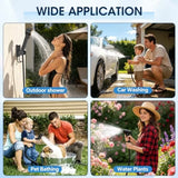 Portable Camping Shower with Rechargeable Battery and LED Display