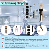Veterinary Grooming Clipper Kit - Heavy-Duty Pet Hair Trimmer for Clinics