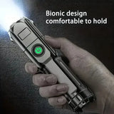 Powerful Rechargeable LED Flashlight 100,000 Lumen Waterproof Tactical Torch