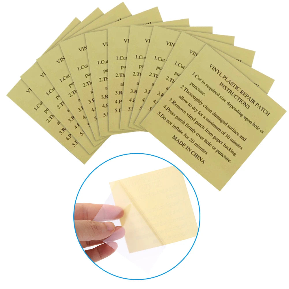 Self-Adhesive PVC Repair Patches for Inflatable Boats and Rafts