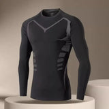 Men's Compression Fitness T-Shirt Quick Dry Running Gym Top - Size Options