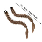 Braided Synthetic Hair Ponytail Extension with Elastic Band - Daily Use