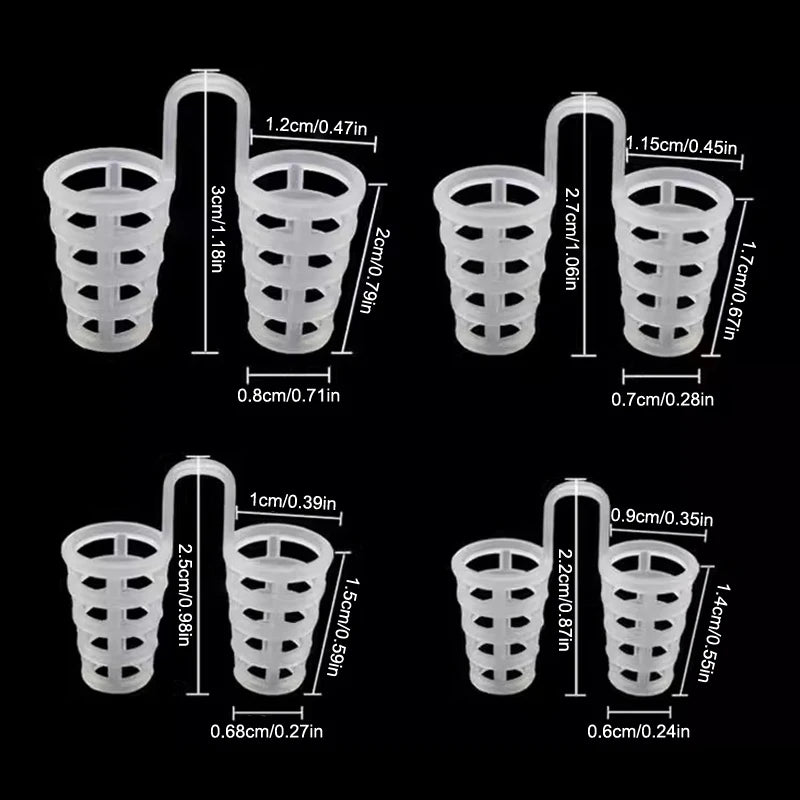 Silicone Nasal Dilators for Snoring Relief, 4/8 Pieces Set
