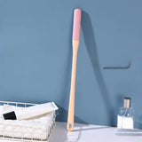 Silicone Shower Foot Brush with Long Handle - Toe Cleaning Scrubber