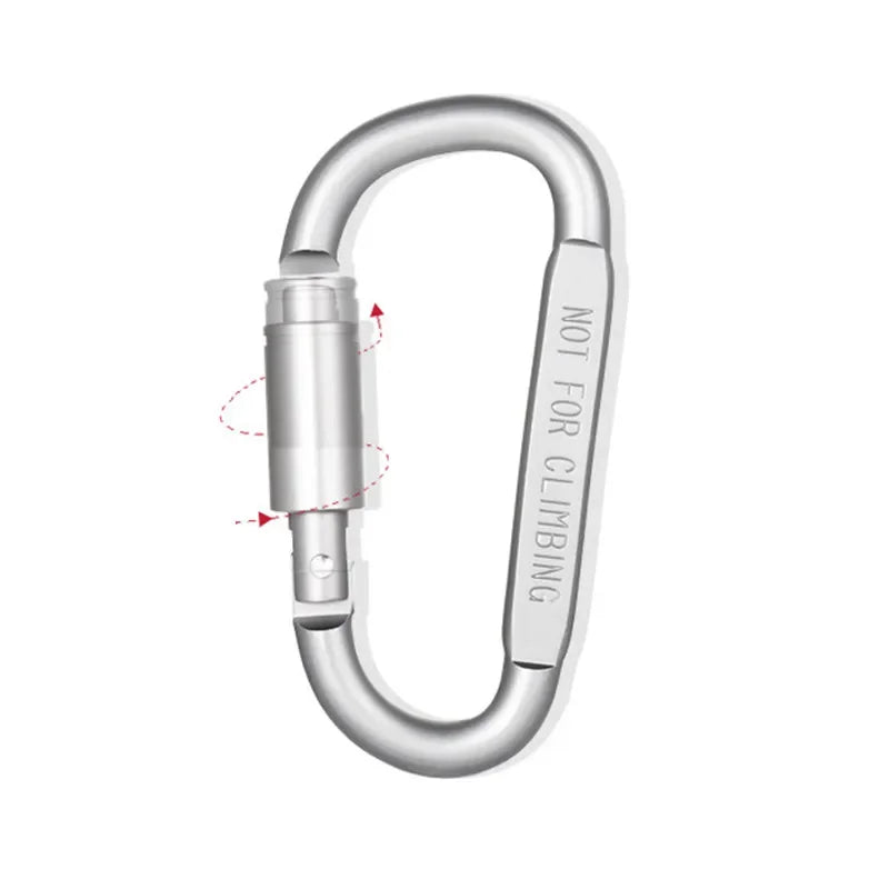 Carabiner Set 4-6PCS Aluminum Tactical Keychain Clips for Camping EDC