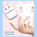 Portable Mini Bluetooth Mobile Photo Label Printer for Students