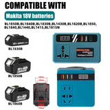 120W Lithium Battery Inverter DC 18-21V to AC 220V for Makita Tools