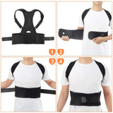 Magnetic Therapy Posture Corrector Corset Shoulder Support Belt for Men & Women
