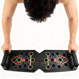 Portable Foldable Push-up Board Set with Handles for Fitness Training