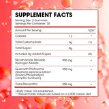 NAD Gummies Supplement 1500mg | Aging Defense with Vitamin B3 & D3