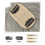 Natural Human Hair Toppers for Women, Silk Base, 5x9cm, Daily Use