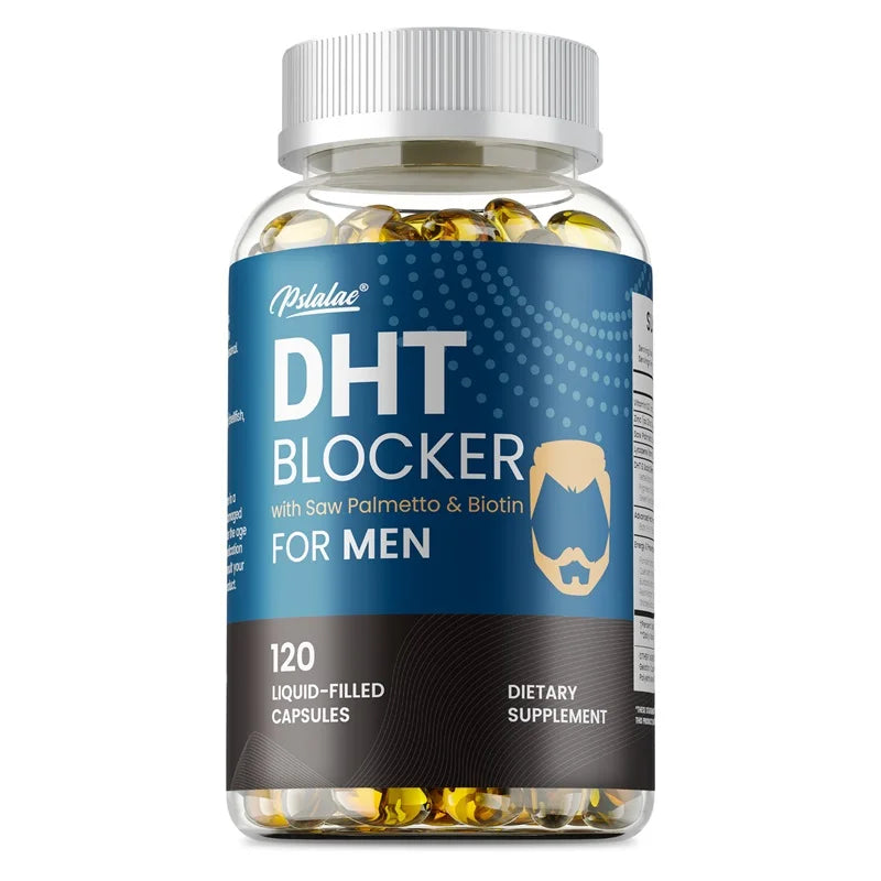 DHT Blockers for Men - Saw Palmetto & Biotin for Hair Growth Support