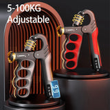 Adjustable Grip Strengthener 5-60kg for Muscle Recovery & Fitness Training