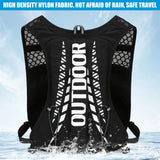 Lightweight Hydration Backpack Vest for Running, Hiking, Cycling - 1pc