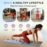 Multi-Functional Pilates Board with Resistance Bands for Home Fitness