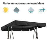 Garden Swing Canopy Replacement Waterproof Cover for Patio Swing
