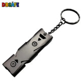 Survival Whistle High Decibel Emergency Keychain Pendant Outdoor Tool