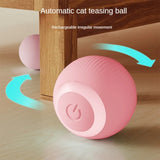 Interactive Rolling Electric Ball Toy for Cats - Rechargeable Pet Accessory