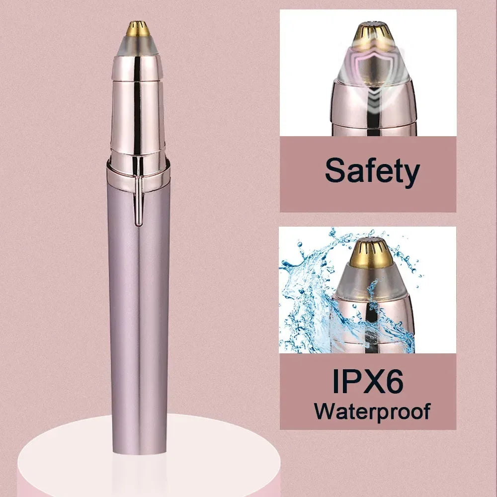 Electric Eyebrow Trimmer USB Rechargeable Mini Shaver Painless Hair Removal