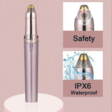 Electric Eyebrow Trimmer USB Rechargeable Mini Shaver Painless Hair Removal