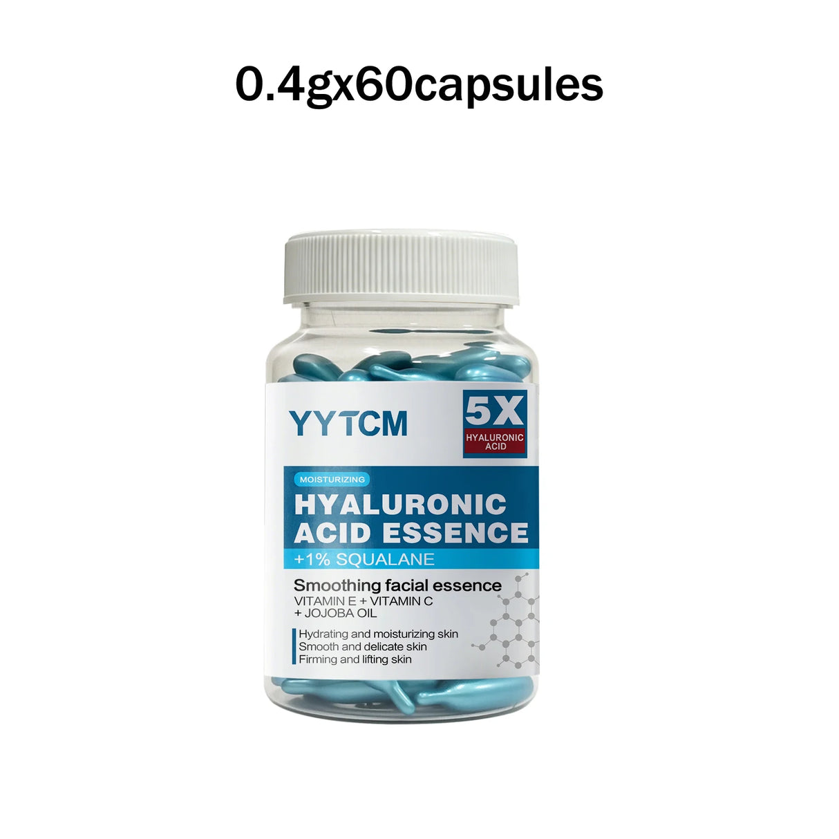 Hyaluronic Acid Moisturizing Capsules 30 Count - Brightening Essence