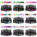 7pc Nail Gel Polish Set UV Soak Off Long Lasting Manicure Art Kit