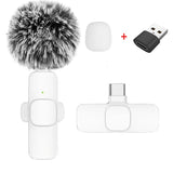 Wireless Lavalier Microphone for iPhone Android PC - Mini Audio Recording