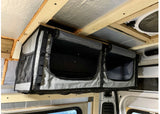 36" RV Soft-Sided Overhead Storage Cabinet with L Rail Tracks