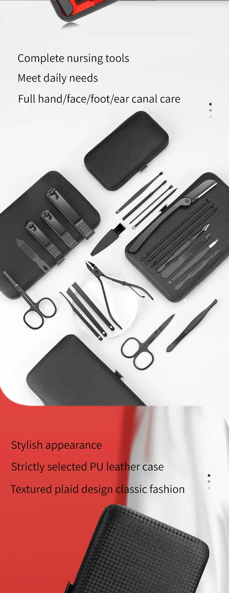 Nail Clipper Set - 5 Beauty Tools for Manicure & Pedicure Care