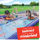 Undersea Water Dual Slip and Slide 18ft x 5ft with Splash Pad and Body Boards