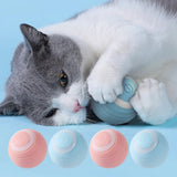 Interactive Rolling Electric Ball Toy for Cats - Rechargeable Pet Accessory