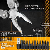 24-in-1 Multitool Pliers for Camping, Survival & Hunting Gifts for Men