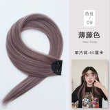 60cm Clip In Hair Extensions Synthetic Long Straight Hairpiece Accessories