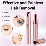 Electric Eyebrow Trimmer USB Rechargeable Mini Shaver Painless Hair Removal