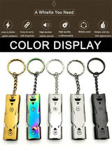 Survival Whistle High Decibel Emergency Keychain Pendant Outdoor Tool