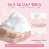 Sakura Skin Care Set with Cleanser, Serum, Eye Cream, Facial Cream - Travel Kit