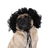 Pet Wig for Dogs & Cats - Curly & Straight Hair - DIY Halloween Accessory
