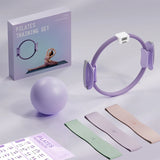 Pilates Ring Fitness Circle - Lightweight Foam Padded Handles, Toning