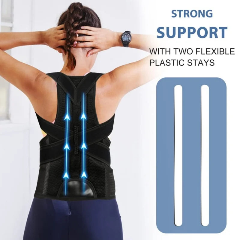 Posture Support Sitting Trainer | Adjustable Unisex Back Support Aid
