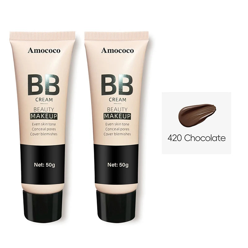 BB Cream Makeup Base Cream, 50g Each, Multi Shade Options, 2pcs Set