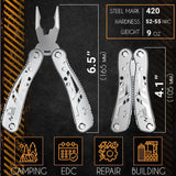 24-in-1 Multitool Pliers for Camping, Survival & Hunting Gifts for Men
