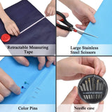 Sewing Kit Set 27pcs with Threads, Needles, Scissors & Storage Bag