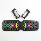 Portable Foldable Push-up Board Set with Handles for Fitness Training