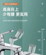 Metal Faucet Extender with Filter and 2 Modes, Swivel Sprayer Head