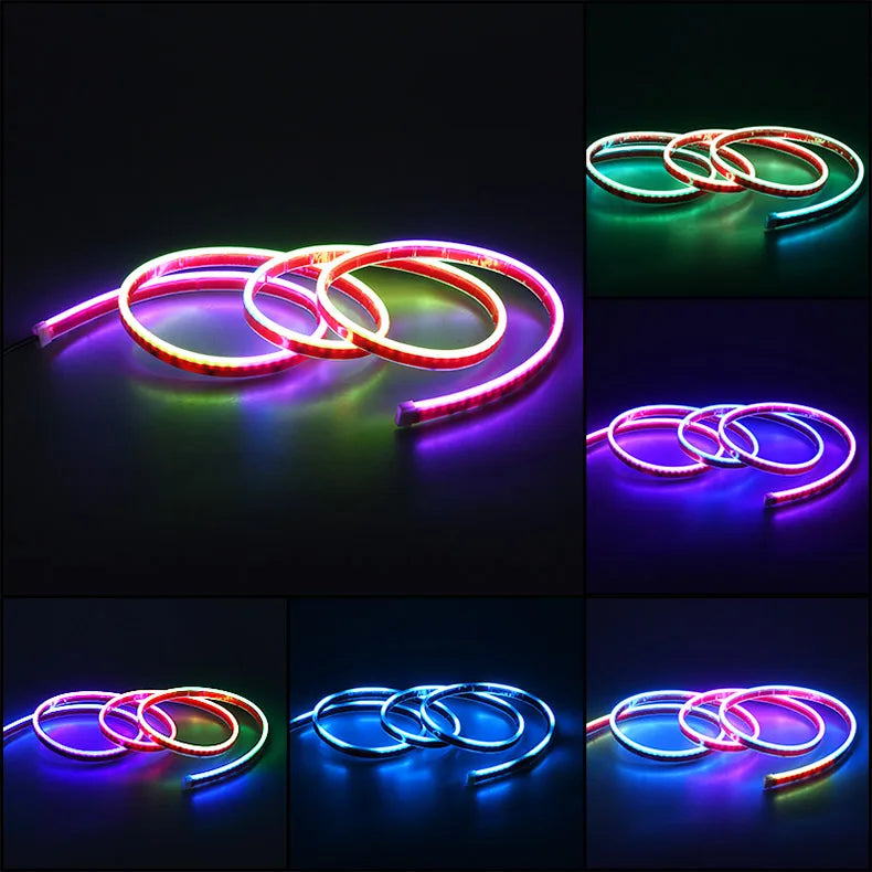 LED Neon Strip Running Lights for 12V Car - APP Control Multi-function