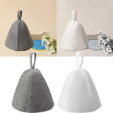 Thick Wool Sauna Hat for Hair Drying | Shower Cap | Bathroom Accessory